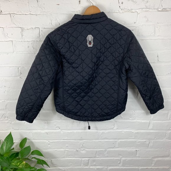 Spyder Quilted Jacket Full Zip Long Sleeve - Picture 4 of 5